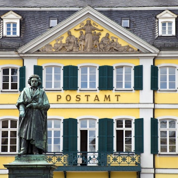 Beethoven Statue in Bonn, Germany.