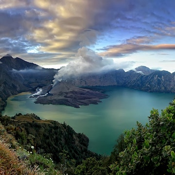 Bigger view of Mount Rinjani(Panorama)