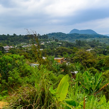 House in one of the maya villages in Chiapas state of Mexico. Tapachula